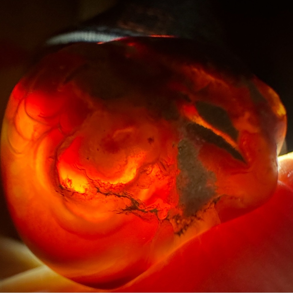 Subtle purple Saddle Ranch Fire 🔥 Agate 🔥 - Picture 3 of 5
